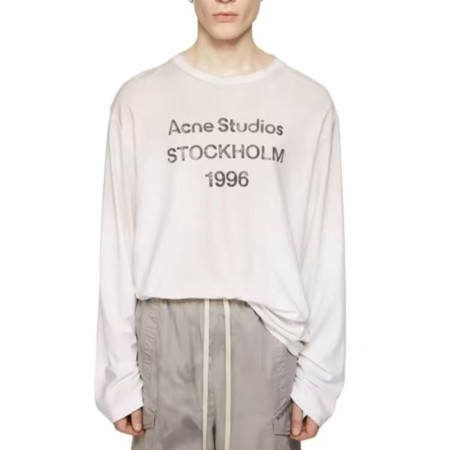 아크네 남성 크루넥 긴팔티 - Acne Mens Round Tshirt - anc7516x