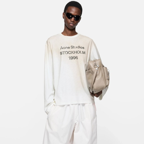 아크네 남성 크루넥 긴팔티 - Acne Mens Round Tshirt - anc7516x