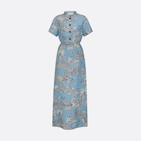 디올 여성 반팔 드레스 - Dior Womens Short Sleeve Dress - dic7526x