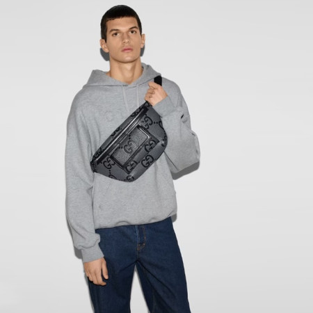 구찌 남성 GG 점보 라지 벨트백 - Gucci Mens GG Jumbo Large Belt Bag - gub5986x
