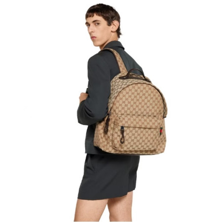 구찌 남성 GG 캔버스 미디엄 백팩 - Gucci Mens GG Canvas Medium Backpack - gub6000x