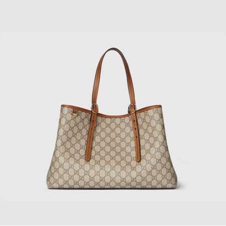 구찌 여성 GG 엠블럼 미디엄/라지 토트백 - Gucci Womens GG Emblem Medium/LargeTote Bag - gub6001x