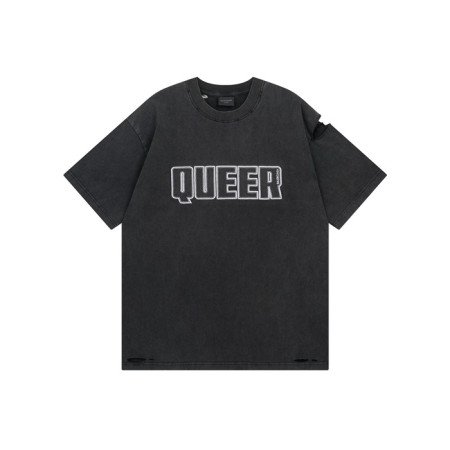 발렌시아가 남성 라운드 반팔 티셔츠 - Balenciaga Mens Round Tshirt - bac7540x