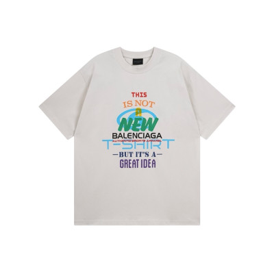발렌시아가 남성 라운드 반팔 티셔츠 - Balenciaga Mens Round Tshirt - bac7541x
