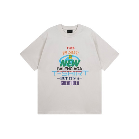 발렌시아가 남성 라운드 반팔 티셔츠 - Balenciaga Mens Round Tshirt - bac7541x