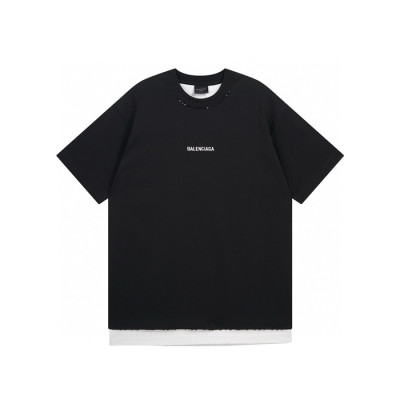 발렌시아가 남성 라운드 반팔 티셔츠 - Balenciaga Mens Round Tshirt - bac7544x
