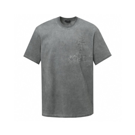 크롬하츠 남성 라운드 반팔티 - Chrom Hearts Mens Round Tshirt - chc7553x