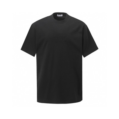 미우미우 남성 라운드 반팔 티셔츠 - Miumiu Mens Round Tshirt - mic7567x