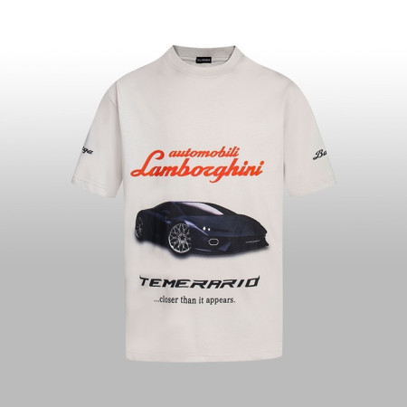 발렌시아가 남성 라운드 반팔 티셔츠 - Balenciaga Mens Round Tshirt - bac7581x