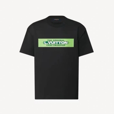 루이비통 남성 라운드 반팔 티셔츠 - Louis vuitton Mens Round Tshirt - lvc7585x