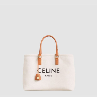 셀린느 여성 호리즌탈 캔버스 토트백 - Celine Womens Horizontal Canvas Tote Bag - ceb6047x