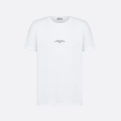 디올 남성 라운드 반팔 티셔츠 - Dior Mens Round Tshirt - dic7595x