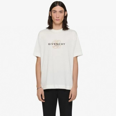 지방시 남성 라운드 반팔티 - Givenchy Mens Round Tshirt - gic7596x