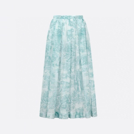 디올 여성 디올리비에라 플레어 미디 스커트 - Dior Womens Dioriviera Flared Midi Skirt - dic7601x