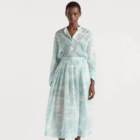 디올 여성 디올리비에라 롱 블라우스 - Dior Womens Dioriviera Long Blouse - dic7602x