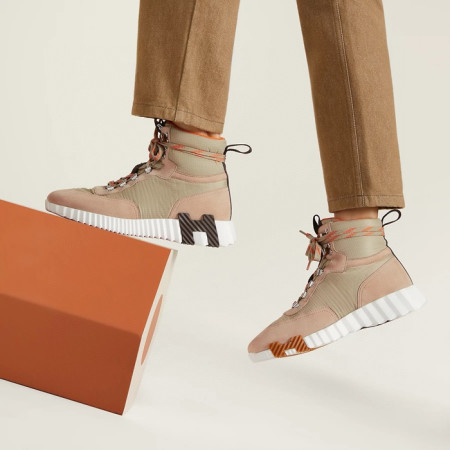 에르메스 남/녀 클림브 하이탑 스니커즈 - Hermes Unisex Klimb High-top Sneakers - hes6291x
