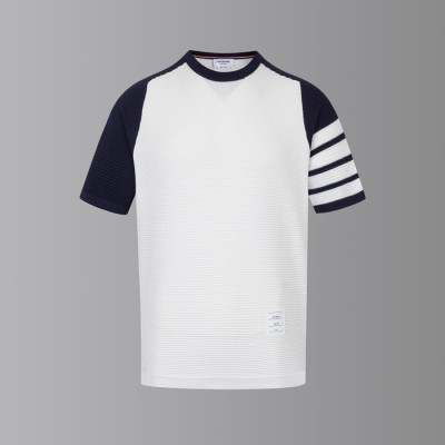 톰브라운 남성 라운드 반팔티 - Thom Browne Mens Round Tshirts - thc7621x