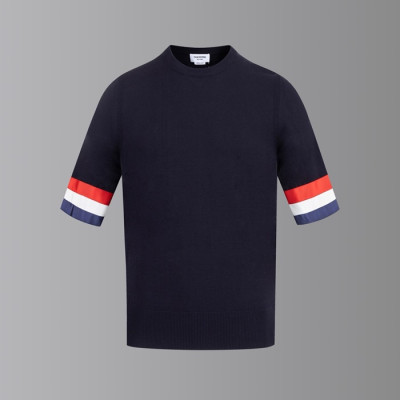 톰브라운 남성 라운드 반팔티 - Thom Browne Mens Round Tshirts - thc7625x