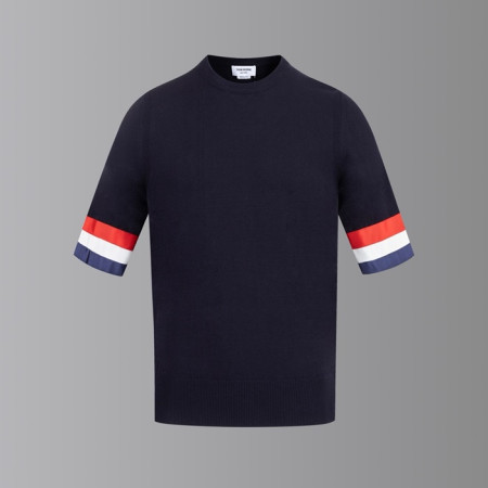톰브라운 남성 라운드 반팔티 - Thom Browne Mens Round Tshirts - thc7625x