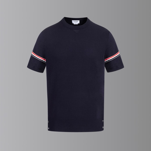톰브라운 남성 라운드 반팔티 - Thom Browne Mens Round Tshirts - thc7630x