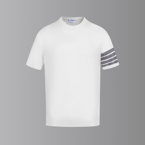 톰브라운 남성 라운드 반팔티 - Thom Browne Mens Round Tshirts - thc7631x