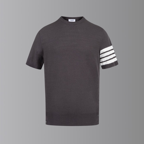 톰브라운 남성 라운드 반팔티 - Thom Browne Mens Round Tshirts - thc7632x