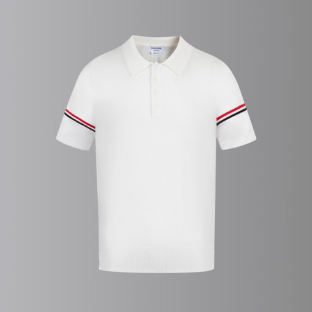 톰브라운 남성 폴로 반팔티 - Thom Browne Mens Polo Tshirt - thc7636x