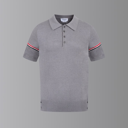 톰브라운 남성 폴로 반팔티 - Thom Browne Mens Polo Tshirt - thc7638x