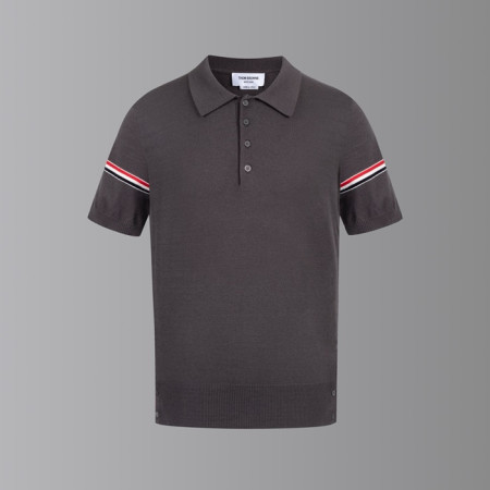 톰브라운 남성 폴로 반팔티 - Thom Browne Mens Polo Tshirt - thc7639x
