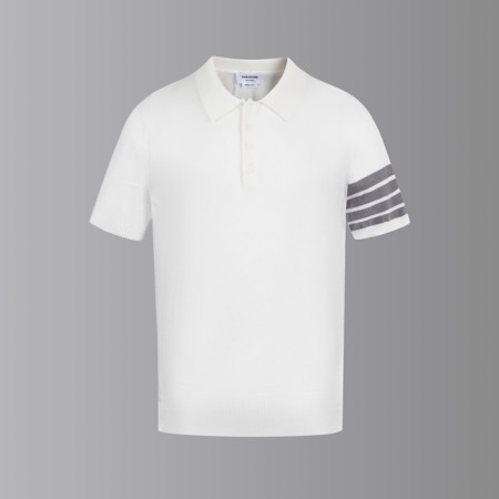 톰브라운 남성 폴로 반팔티 - Thom Browne Mens Polo Tshirt - thc7641x
