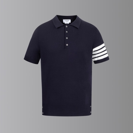 톰브라운 남성 폴로 반팔티 - Thom Browne Mens Polo Tshirt - thc7642x