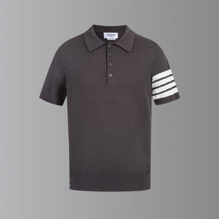 톰브라운 남성 폴로 반팔티 - Thom Browne Mens Polo Tshirt - thc7643x