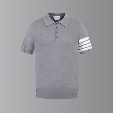 톰브라운 남성 폴로 반팔티 - Thom Browne Mens Polo Tshirt - thc7644x
