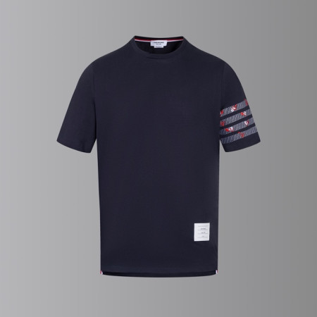 톰브라운 남성 라운드 반팔티 - Thom Browne Mens Round Tshirts - thc7650x