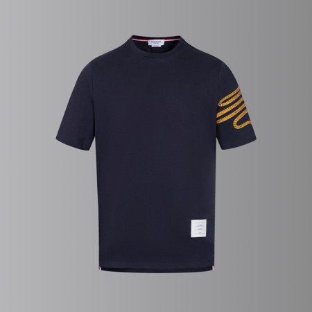 톰브라운 남성 라운드 반팔티 - Thom Browne Mens Round Tshirts - thc7656x