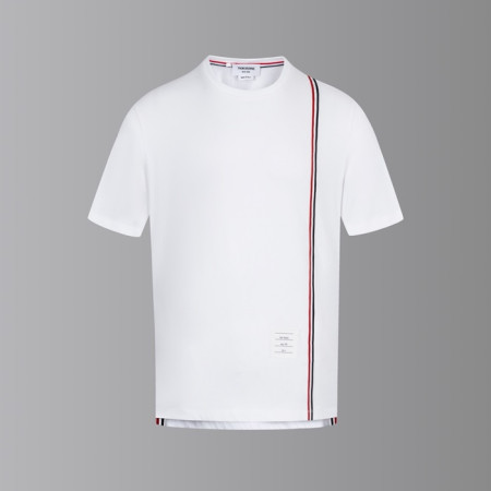 톰브라운 남성 라운드 반팔티 - Thom Browne Mens Round Tshirts - thc7678x