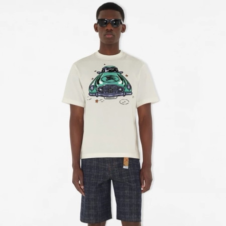 버버리 남성 라운드 반팔 티셔츠 - Burberry Mens Round Tshirt - buc7679x