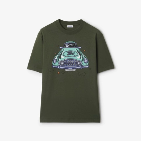 버버리 남성 라운드 반팔 티셔츠 - Burberry Mens Round Tshirt - buc7680x