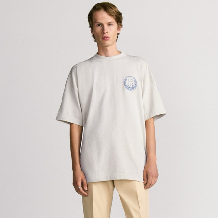 디올 남성 라운드 반팔 티셔츠 - Dior Mens Round Tshirt - dic7690x