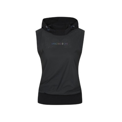 [AMAZINGCRE] 어메이징크리 여성 에어서킷 후디 슬리브리스 티셔츠 - gol1734x