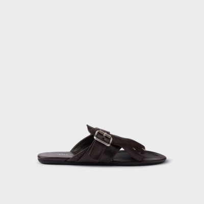 프라다 여성 셔플 레더 통 샌들 - Prada Womens Shuffle Leather Thong Sandals - prs6311x