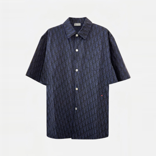 디올 남성 오블리크 반팔 셔츠 - Dior Mens Oblique Shirts - dic7766x