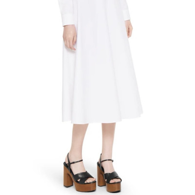 구찌 여성 GG 샌들 펌프스 - Gucci Womens GG Leather Sandals - gus6340x