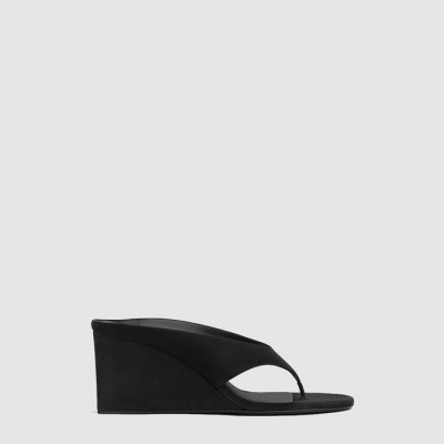 알라이아 여성 Cube 통 뮬 - Alaia Womens Cube Thong Mule - als6348x