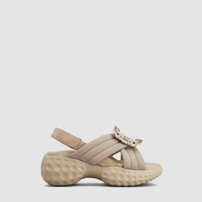 로저비비에 여성 슬라이디 비브 샌들 - Roger Vivier Womens Slidey ViVi sandals - ros6398x