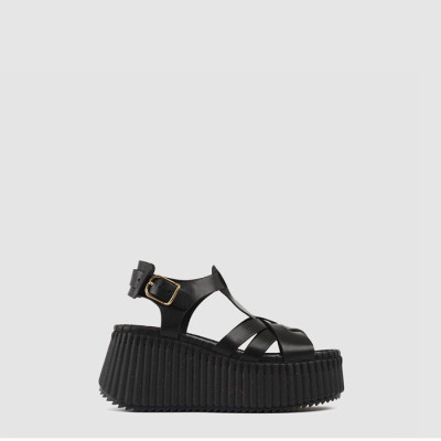 끌로에 여성 Nama 웨지 샌들 - Chloe Womens Nama Wedge Sandals - chs6416x