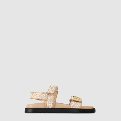 루이비통 여성 선셋 플랫 컴포트 샌들 - Louis vuitton Womens Sunset Flat Comfort Sandals - lvs6507x