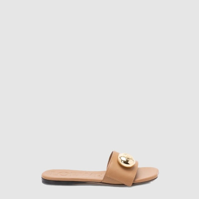 로에베 여성 페블 가죽 샌들 - Loewe Womens Pebble Leather Sandals - los6510x