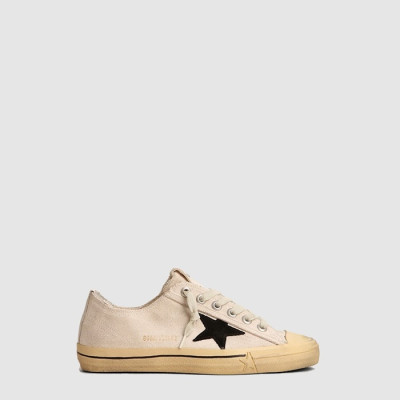 골든구스 여성 스웨이드 스타 엠브로이더리 레터링 브이스타 - Golden Goose Womens Suede Star Embroidered Lettering V-Star - gos6585x