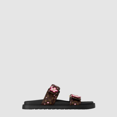 루이비통 여성 선셋 플랫 컴포트 뮬 - Louis vuitton Womens Sunset Flat Comfort Mule - lvs6603x